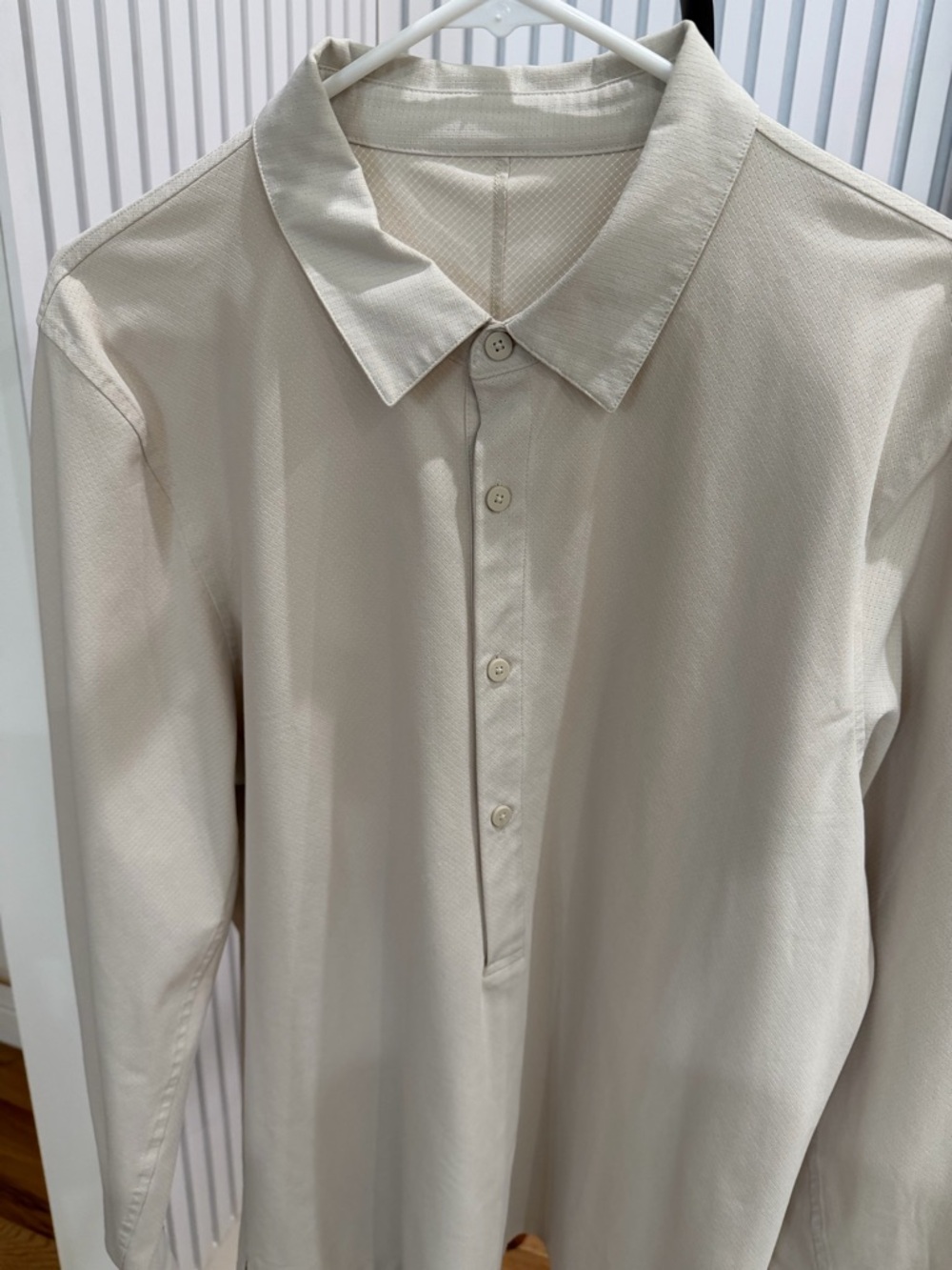 lululemon athletica Men's Long-Sleeve Button Shirt - Cream